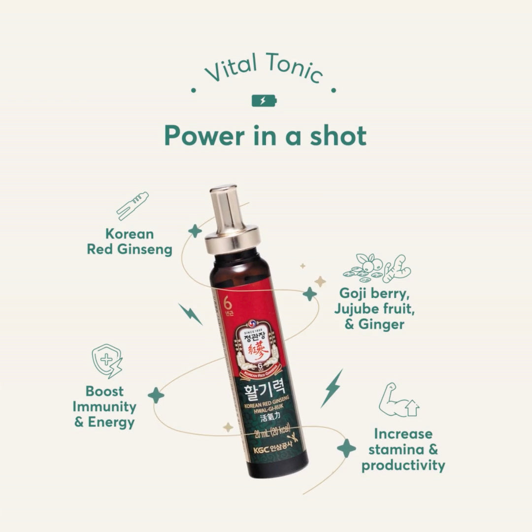 Korean Red Ginseng Vital Tonic 高丽参活气力口服液
