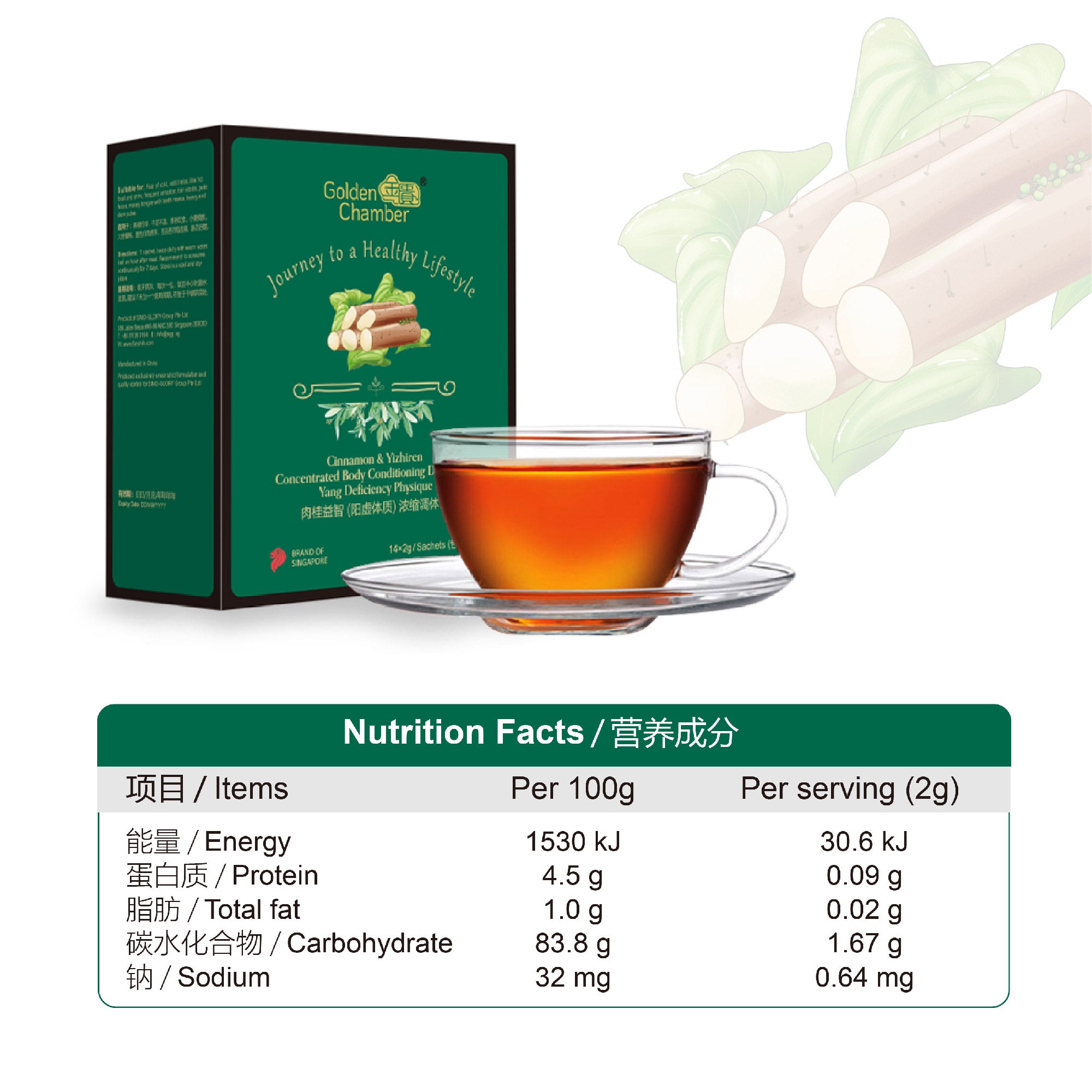 Body Conditioning Drink for Yang Deficiency Physique 阳虚体质浓缩调体饮