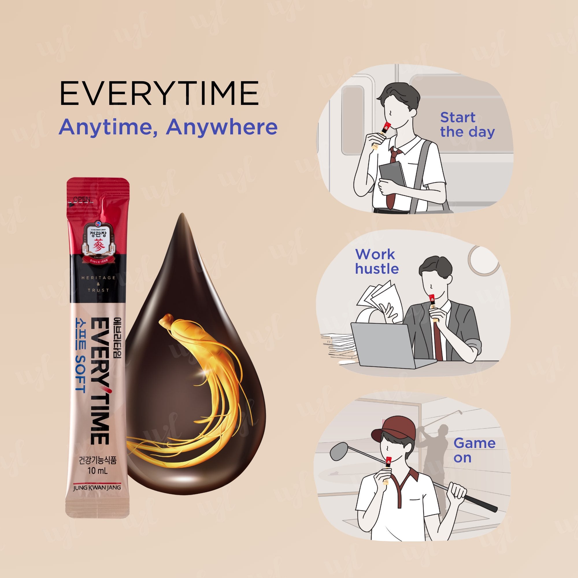 Korean Red Ginseng Extract Everytime Soft 高丽参膏口服液