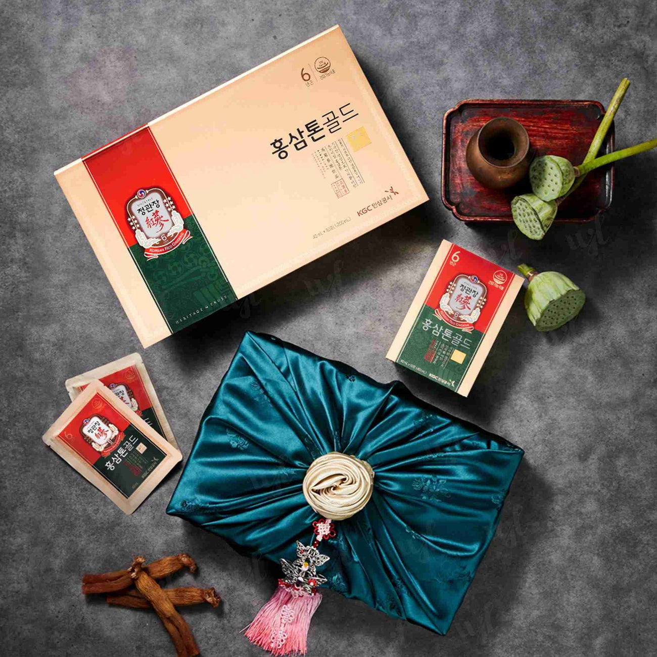 Korean Red Ginseng Extract Tonic Gold 高丽参炖 [金]