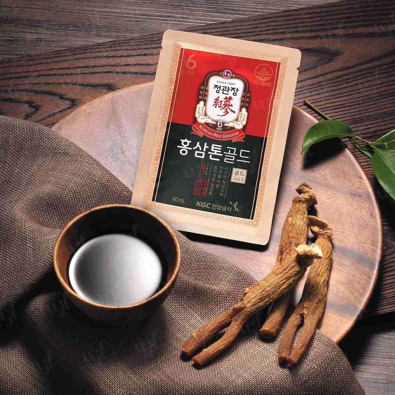 Korean Red Ginseng Extract Tonic Gold 高丽参炖 [金]