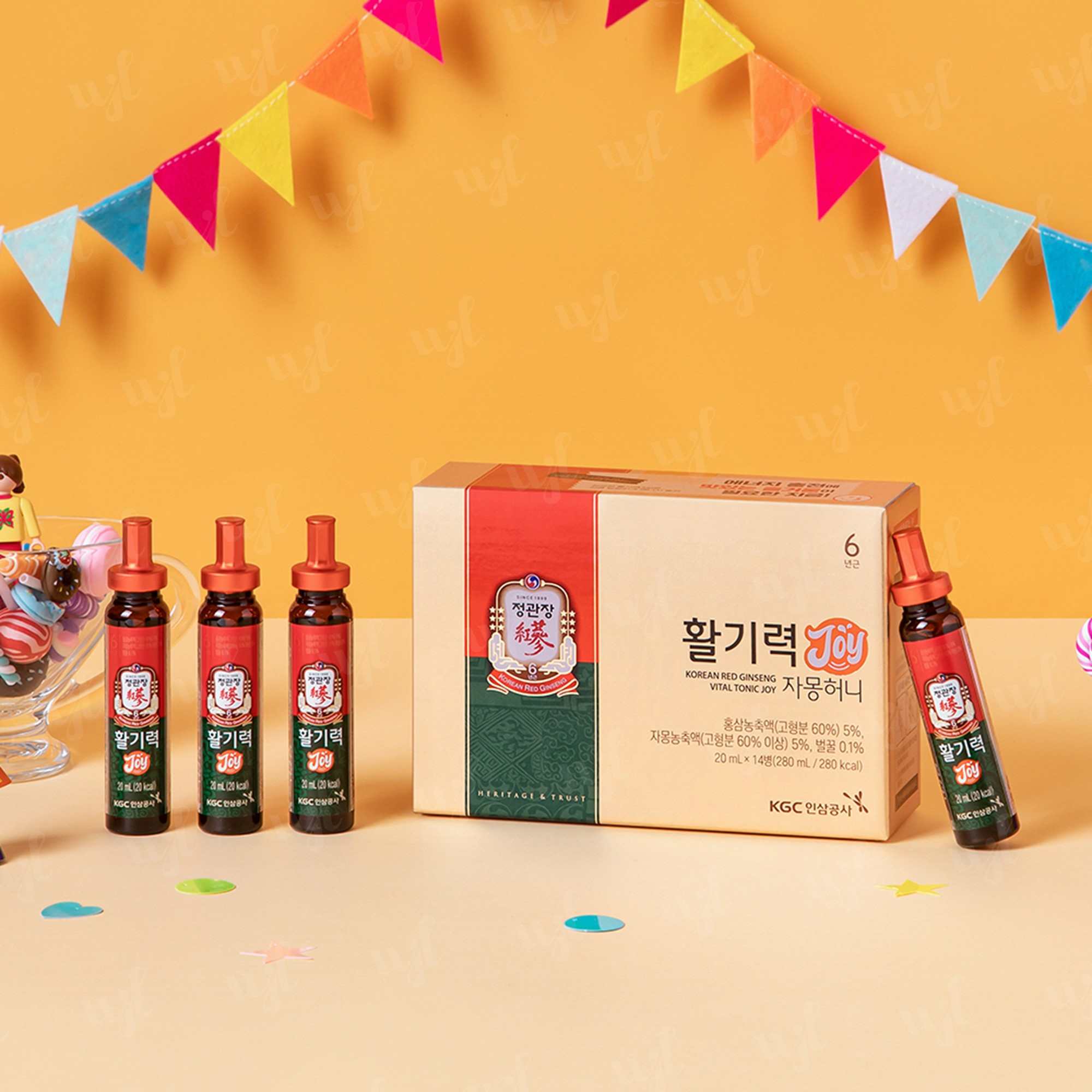 Vital Tonic Joy (Grapefruit) <br> 高丽参活气力 Joy
