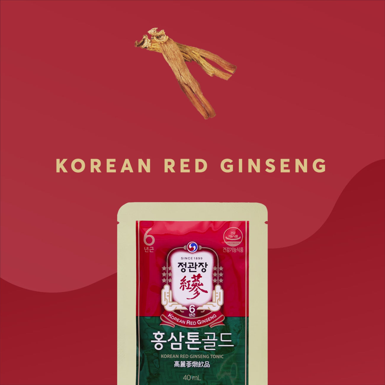 Korean Red Ginseng Extract Tonic Gold 高丽参炖 [金]