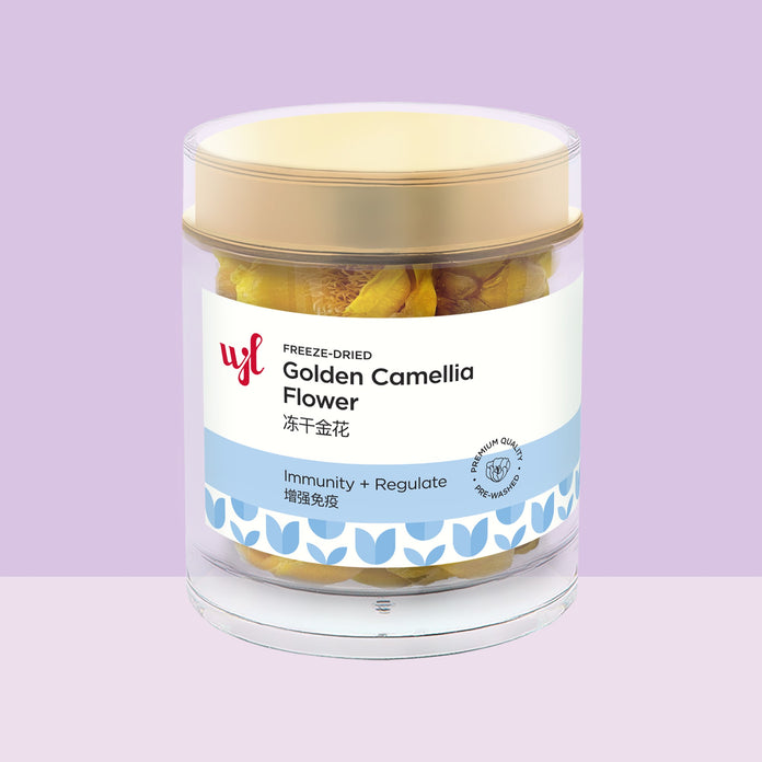 Freeze Dried Golden Camellia Flower 冻干金花