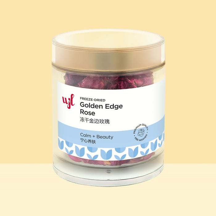 Freeze Dried Golden Edge Rose 冻干金边玫瑰