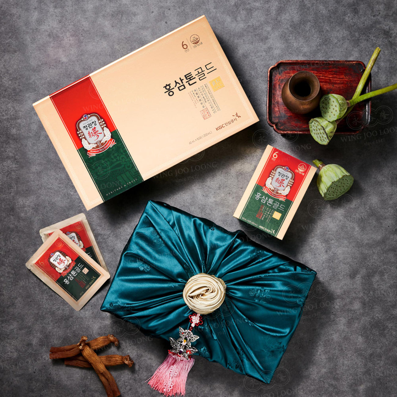 Cheong Kwan Jang Korean Red Ginseng Extract Tonic Gold 高丽参炖 [金]