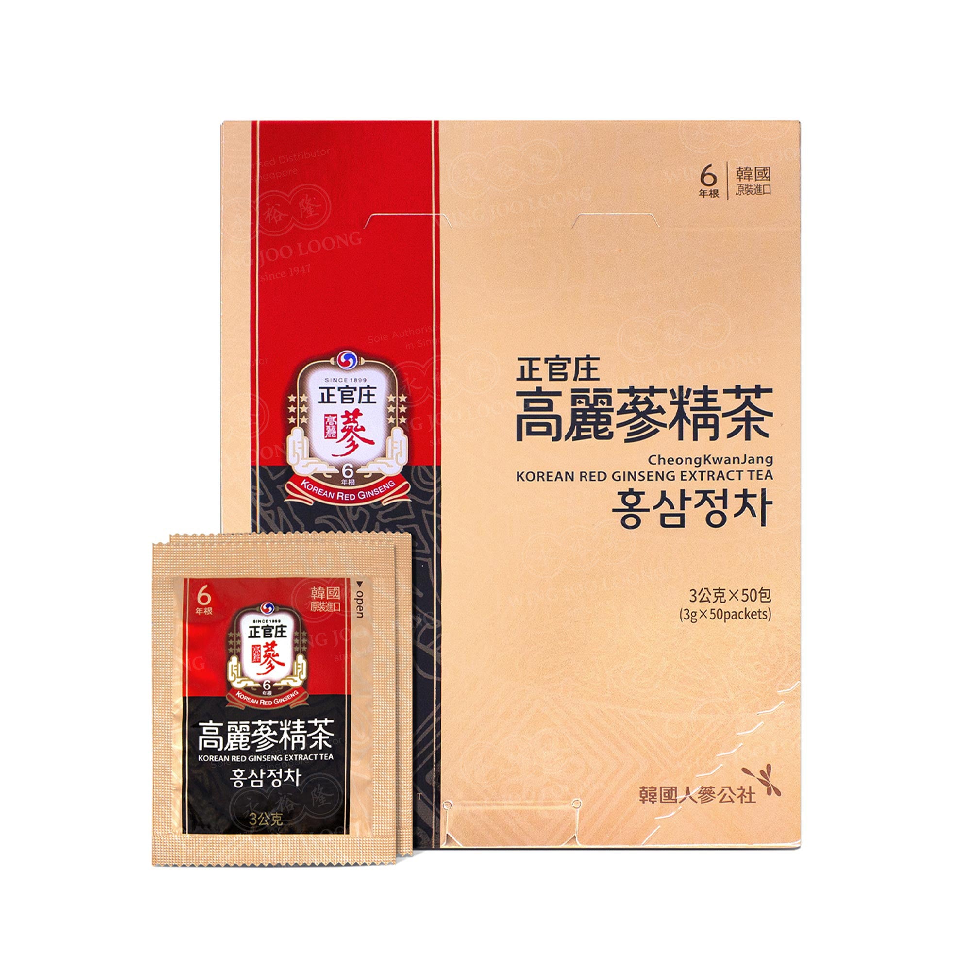 Cheong Kwan Jang Korean Red Ginseng Extract Tea 高丽参精茶
