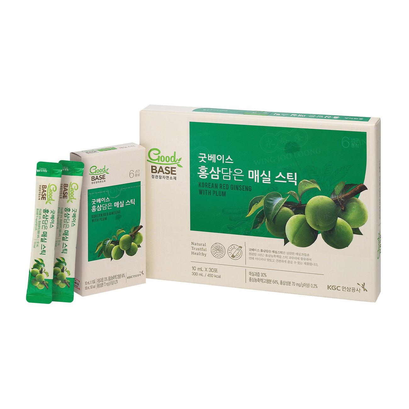 Japanese Plum with Korean Red Ginseng Stick 高丽参青梅条装