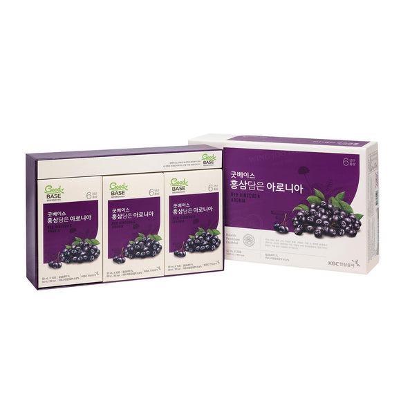 GoodBASE Aronia with Korean Red Ginseng Pouch 高丽参野樱莓袋装