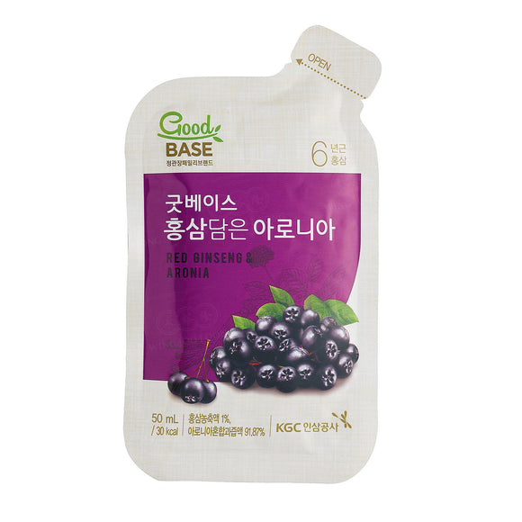 GoodBASE Aronia with Korean Red Ginseng Pouch 高丽参野樱莓袋装