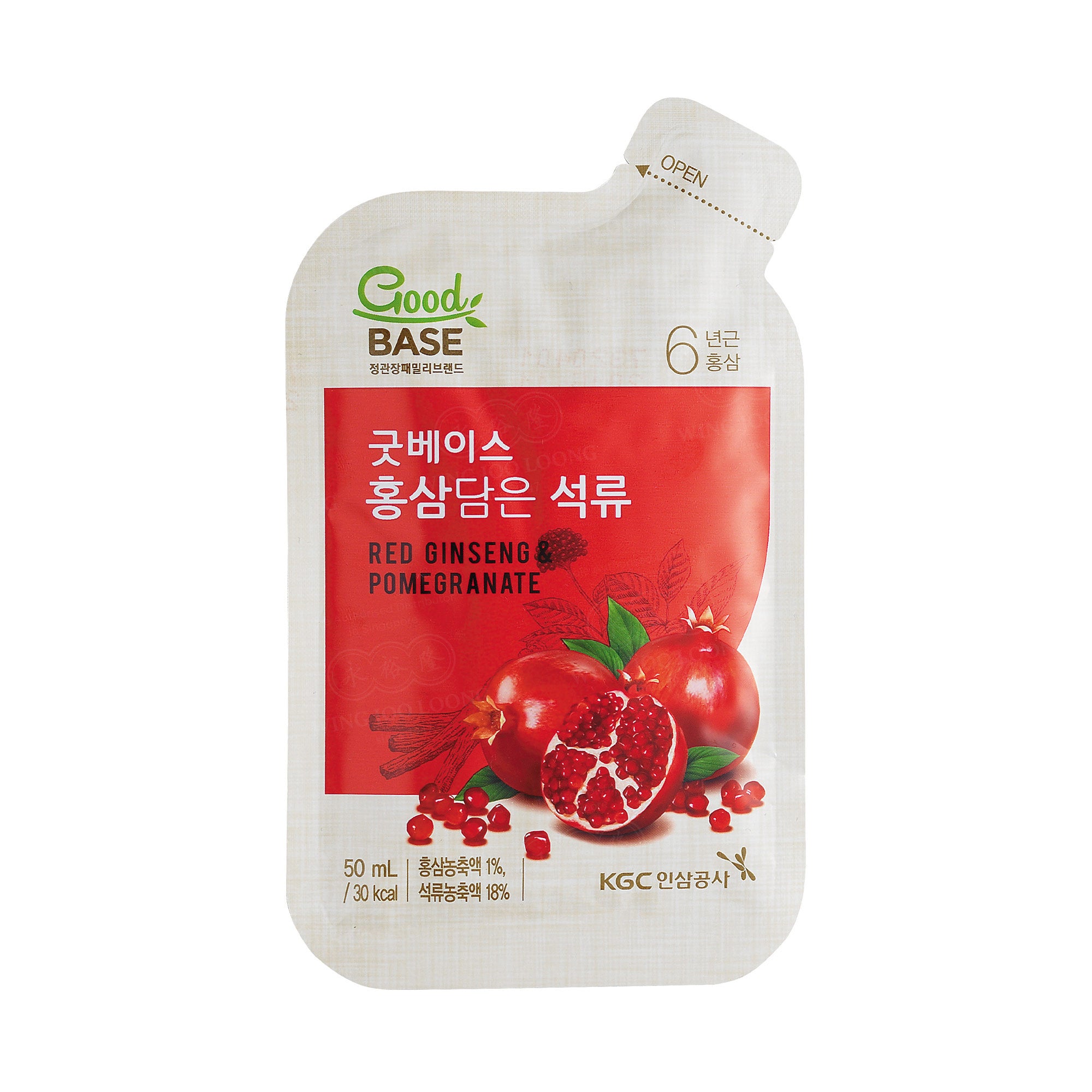 GoodBASE Pomegranate with Korean Red Ginseng Pouch 高丽参红石榴袋装