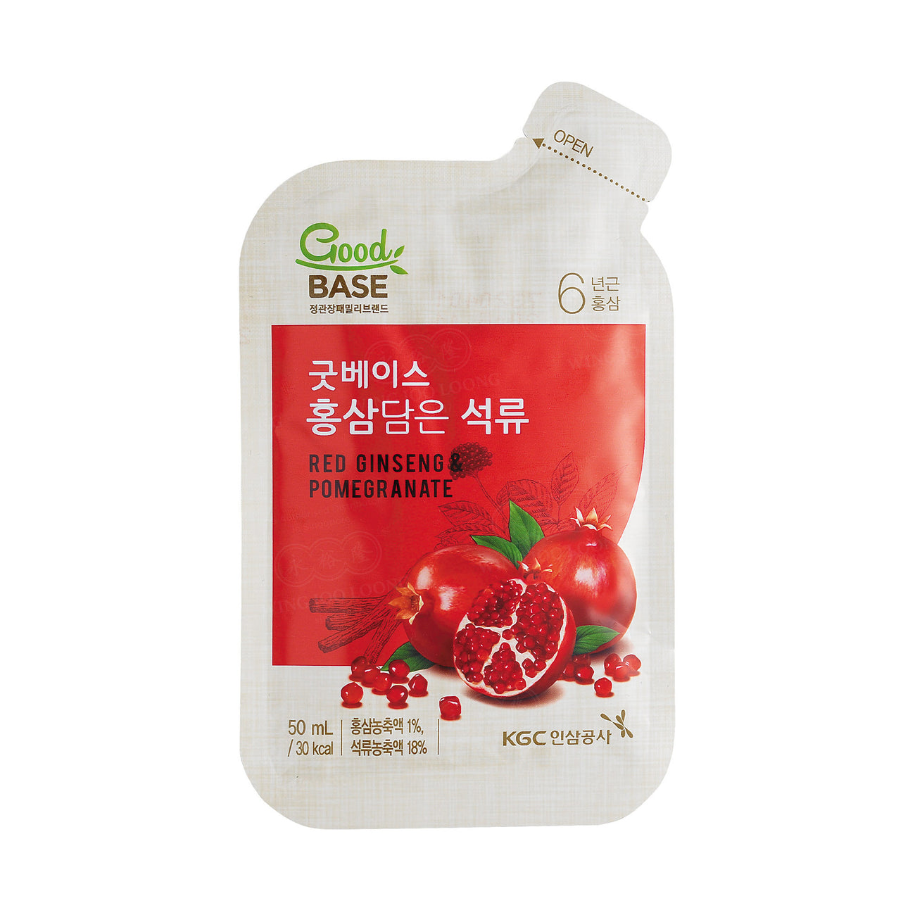 GoodBASE Pomegranate with Korean Red Ginseng Pouch 高丽参红石榴袋装