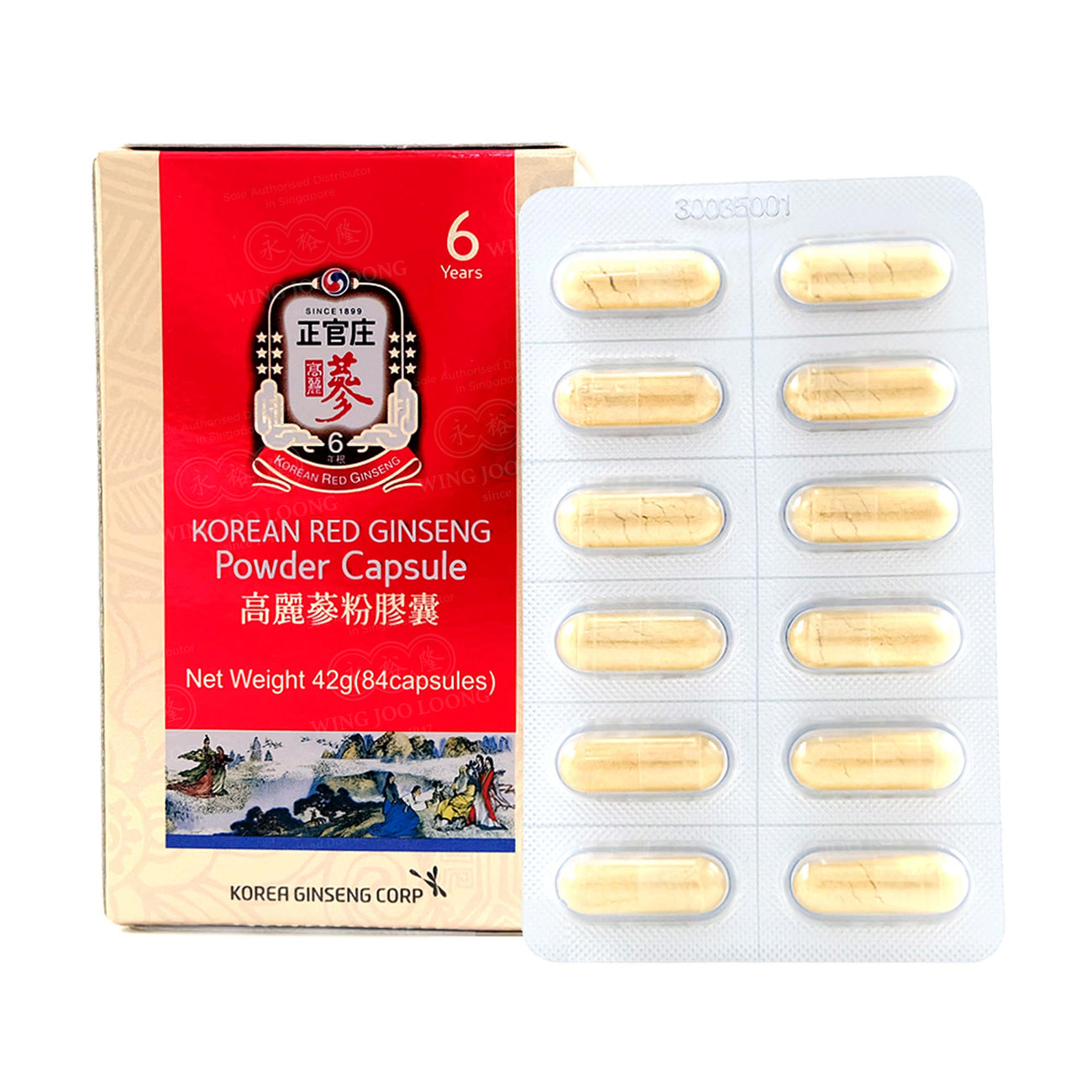 Cheong Kwan Jang Korean Red Ginseng Powder Capsule 高丽参粉胶囊