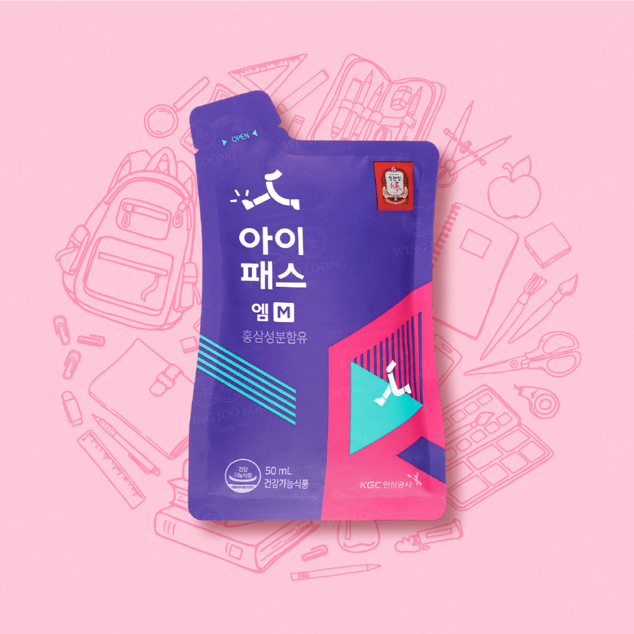 Cheong Kwan Jang I-Pass Student Tonic Range (Ages 11-19) 高丽参青少年补品